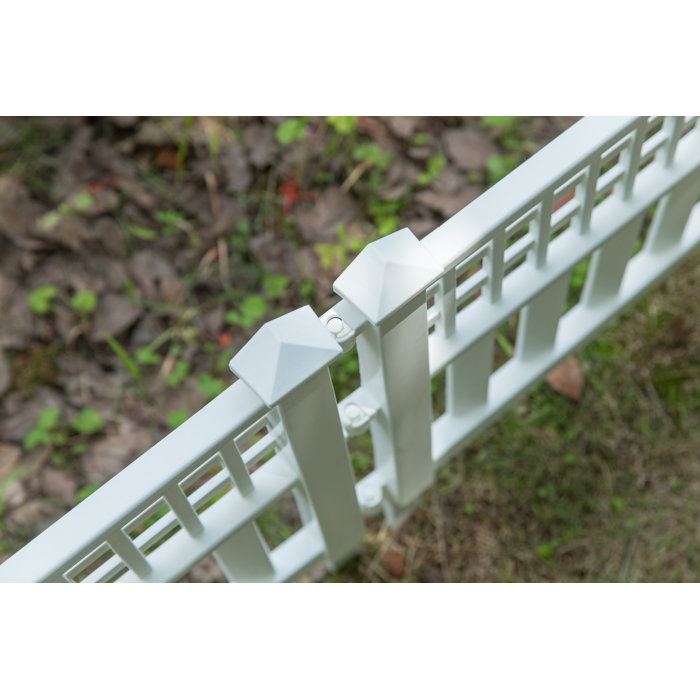 Gardenised 20'' H x 24'' W Yes Vinyl Fencing Kits & Reviews Wayfair